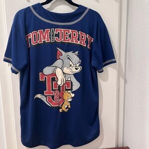 Men’s Tom and Jerry, lightweight graphic jersey